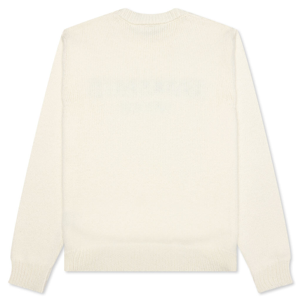 Merinos Pullover - Blanc/Bleu Pale