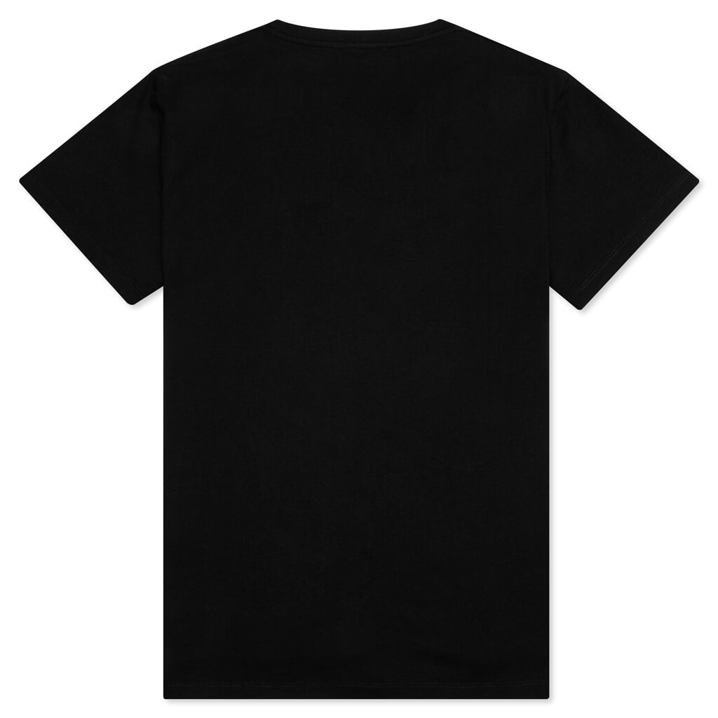 Metallic Embossed T-Shirt - Noir/Argent