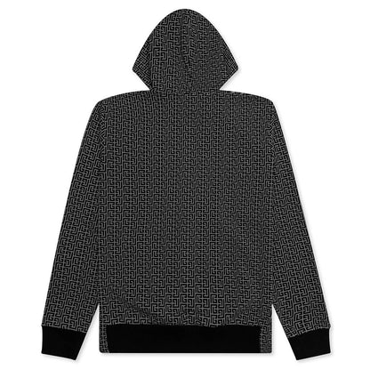Mini Monogram Zipped Hoodie - Gris Fonce/Noir