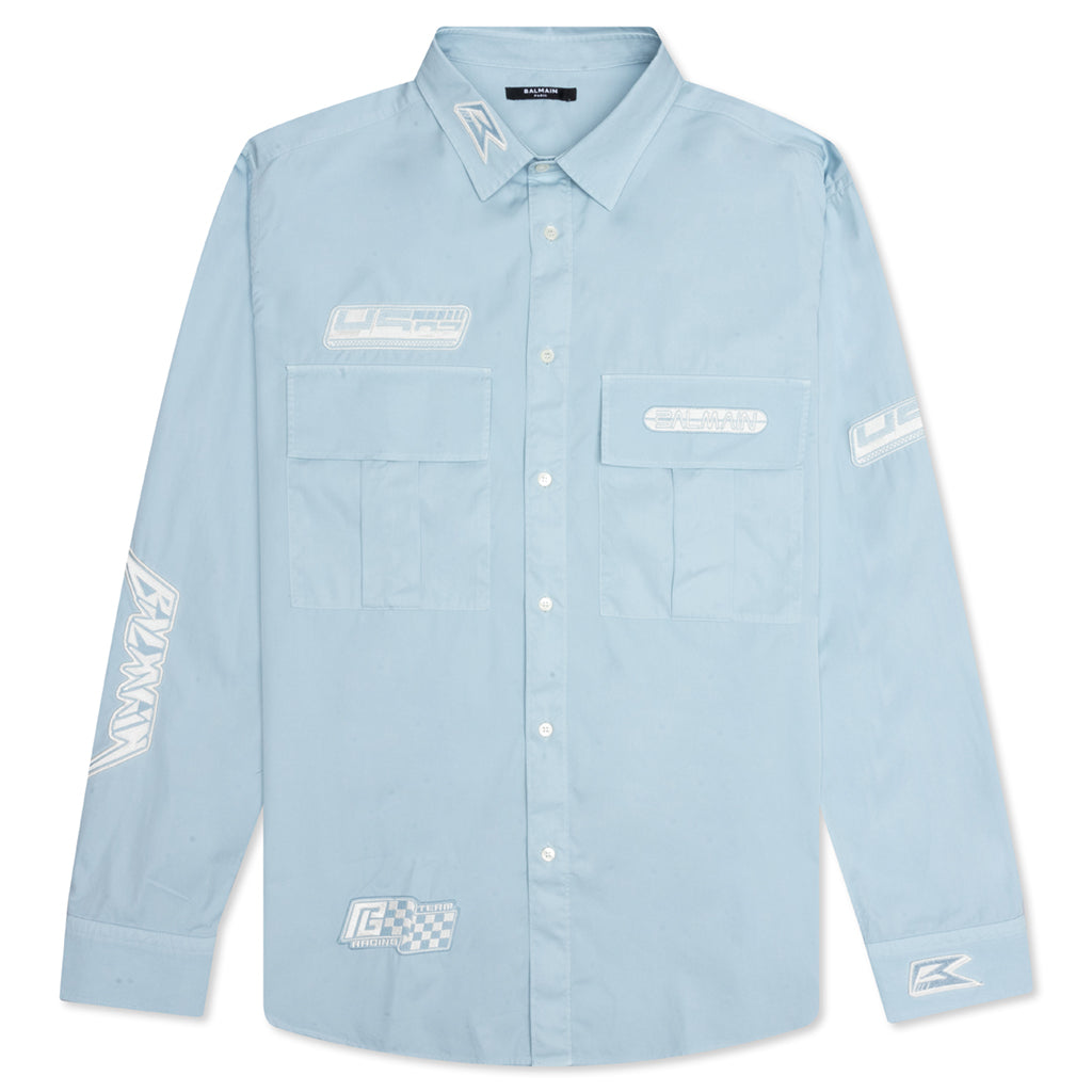 Motor Pop Button Up