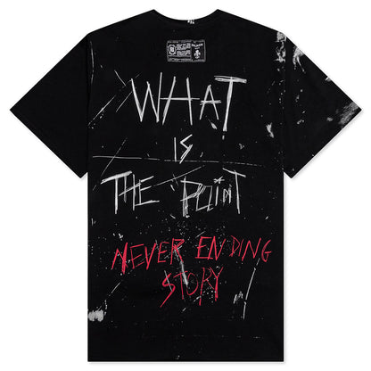 No is No Printed T-Shirt - Noir/Blanc/Rogue