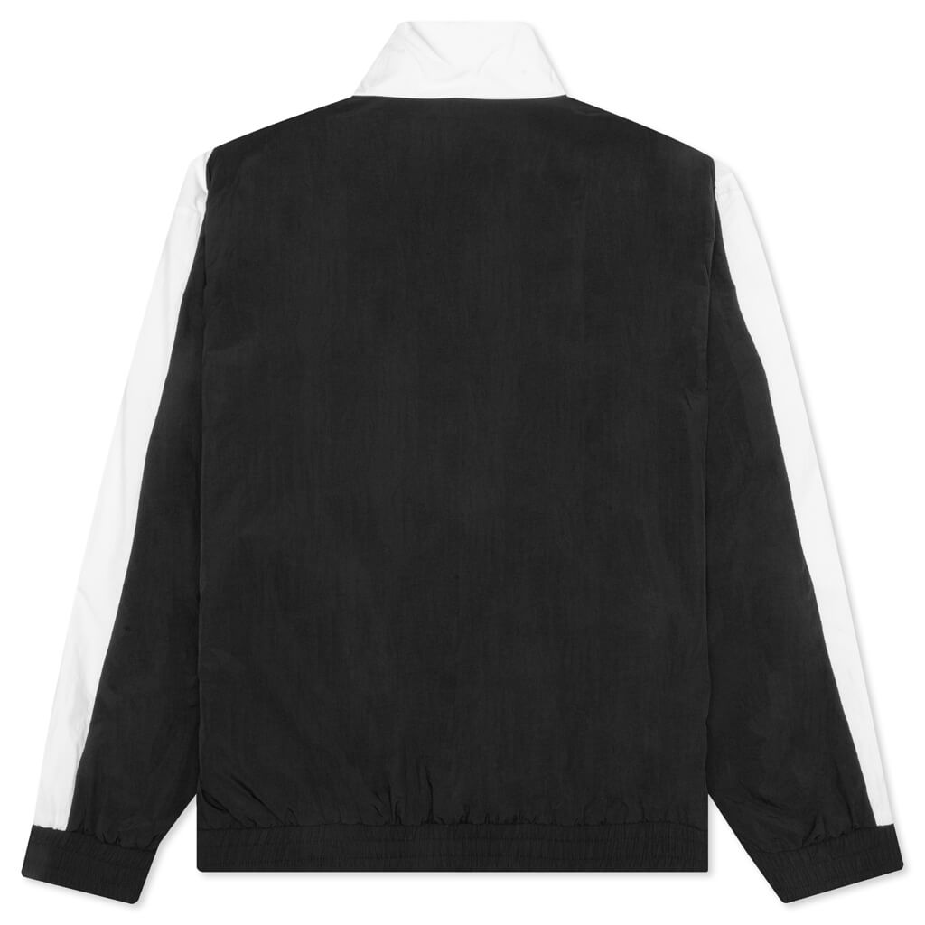 Nylon Multi-Cuts Track Jacket - Noir/Blanc