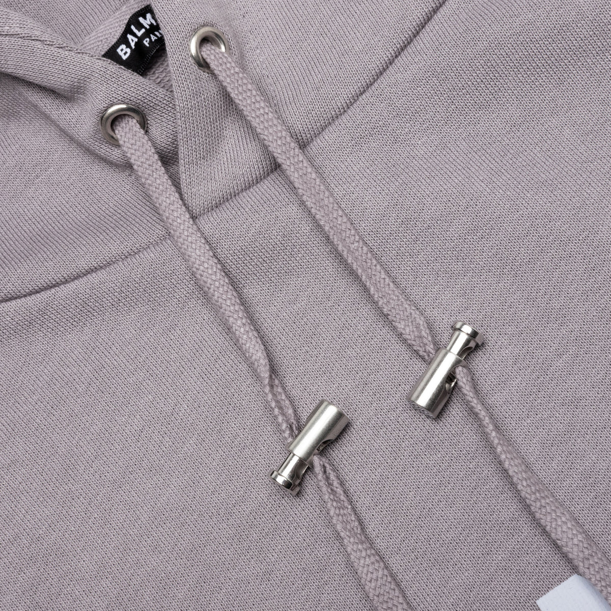 Printed Hoodie - Gris Fonce/Bleu Clair