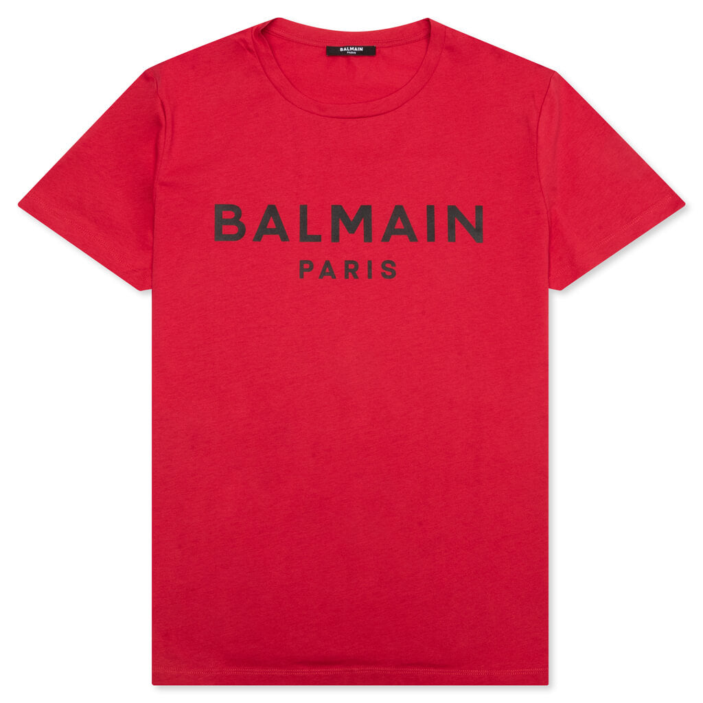 Printed T-Shirt - Rouge/Noir