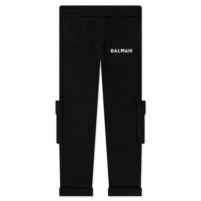 Reflective Cargo Trousers - Noir