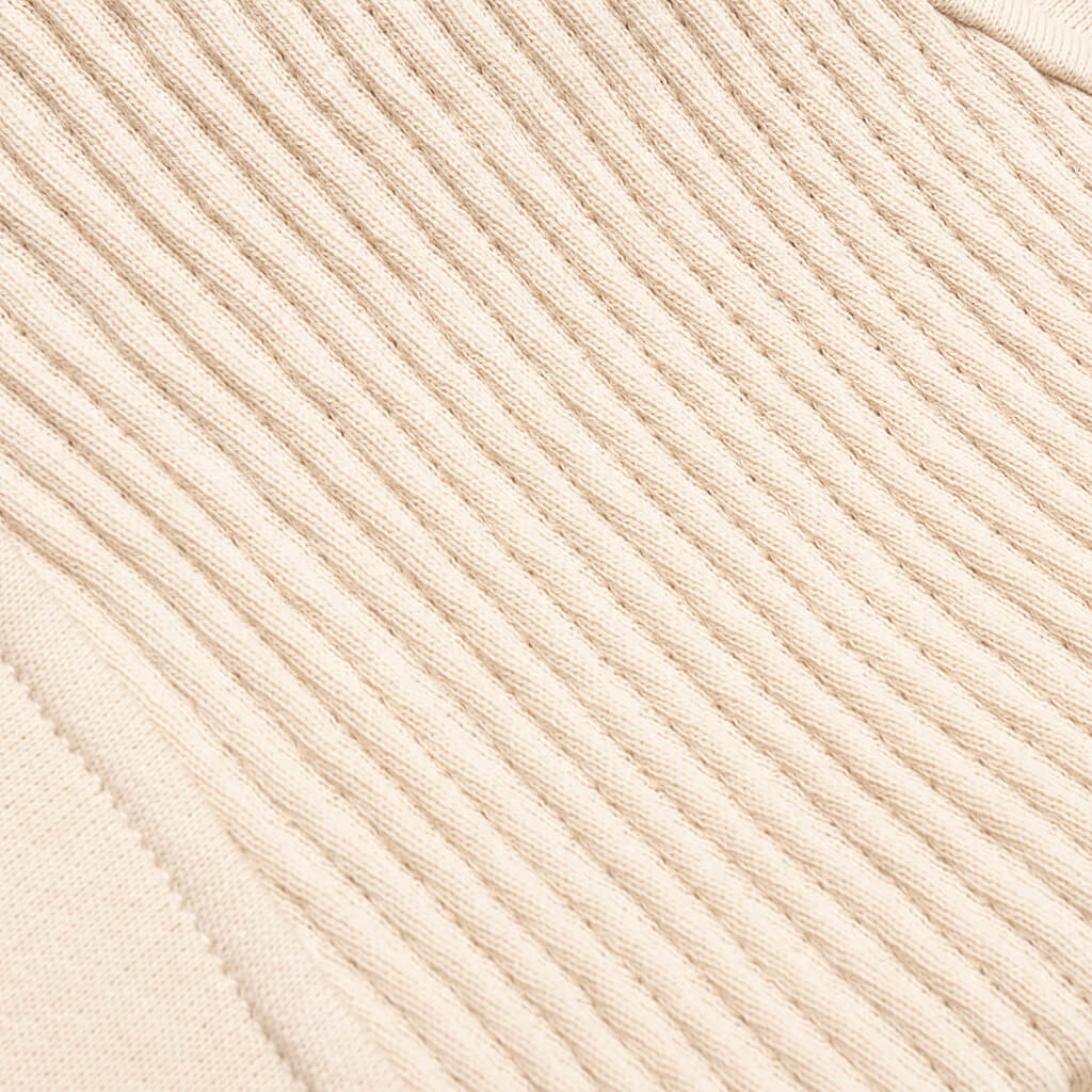 Ribbed Printed Sweatpants - Ivoire/Noir