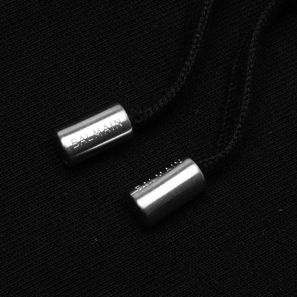 Ribbed Printed Sweatpants - Noir/Blanc