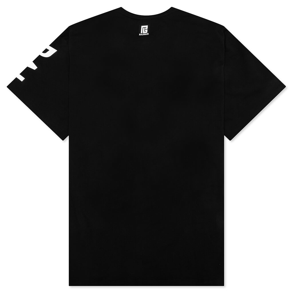 Side Printed T-Shirt - Noir/Blanc
