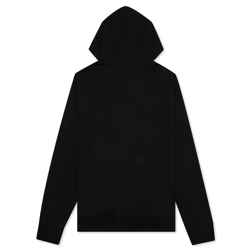 Silver Embossed Hoodie - Noir/Argent