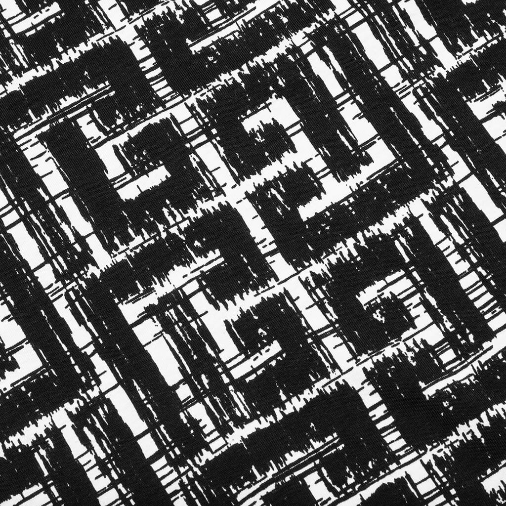 Tape Monogram T-Shirt - Blanc/Noir