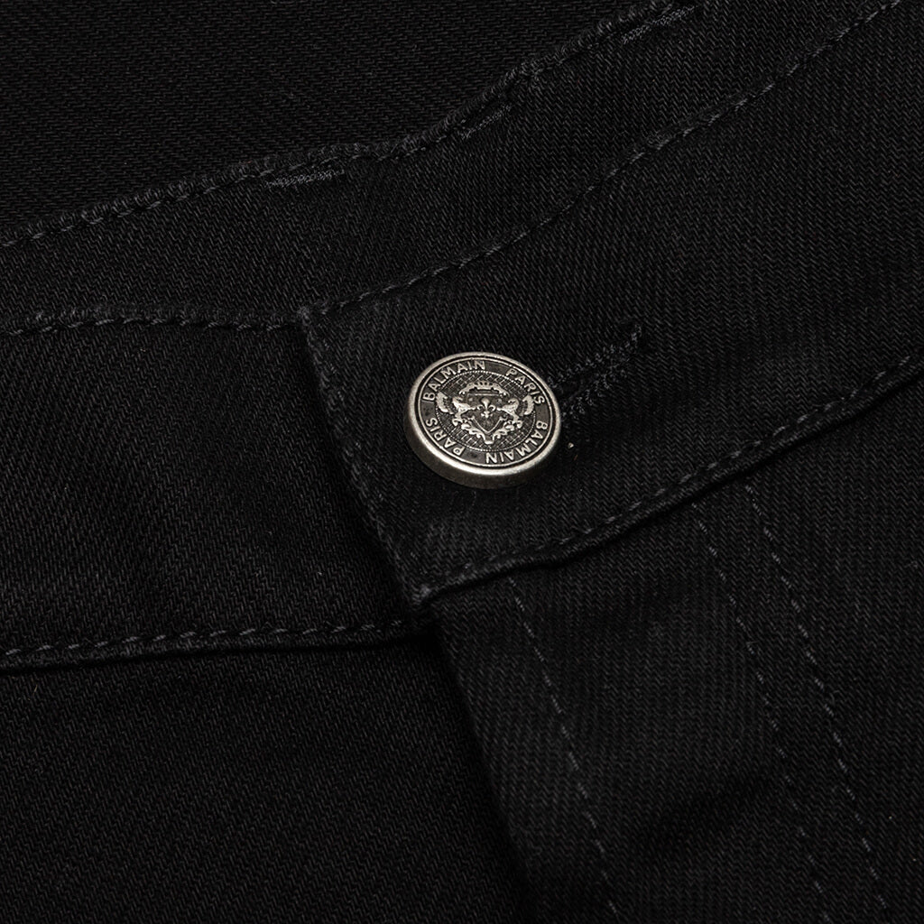 Tape Slim Jeans - Noir