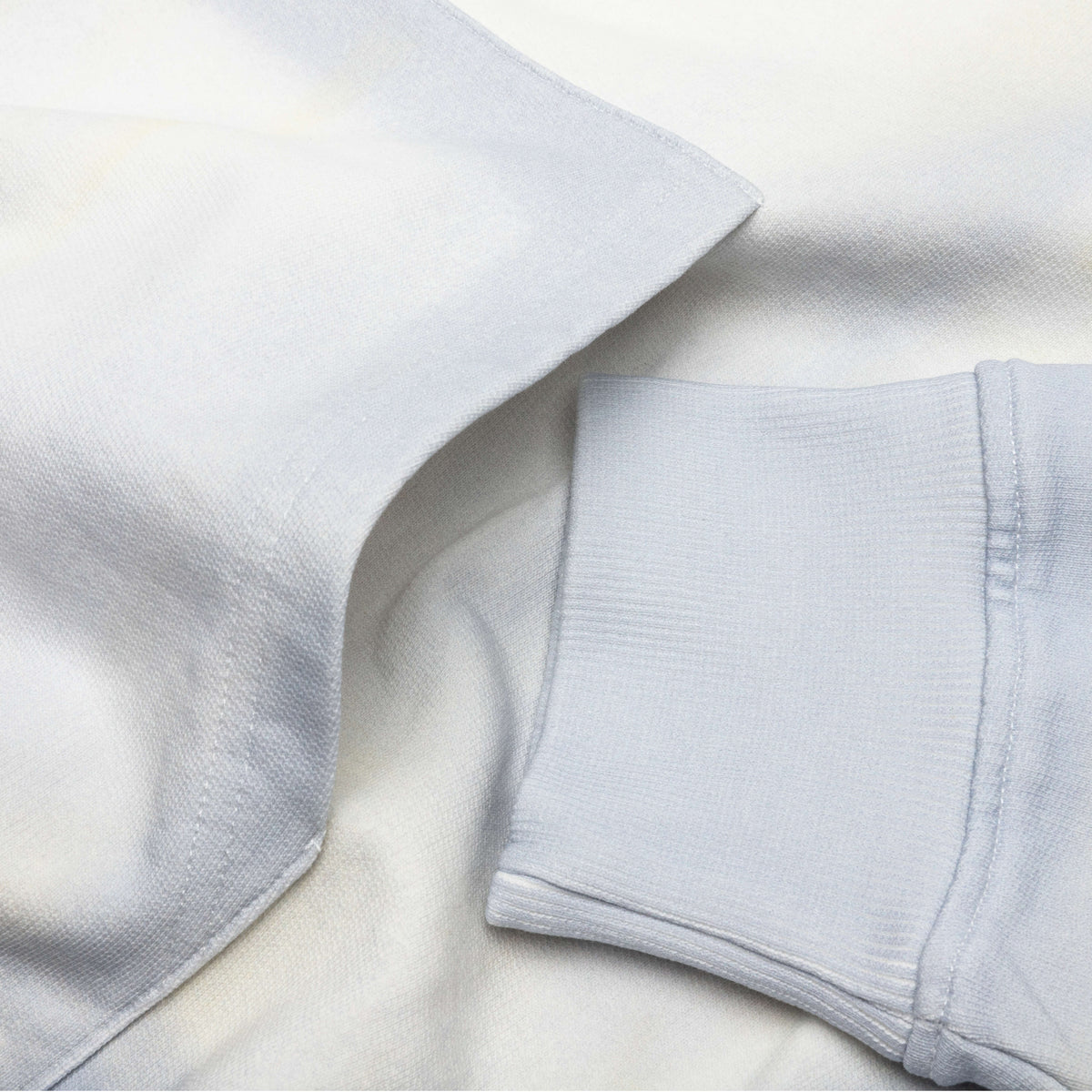 Watercolor Hoodie - Bleu Clair/Blanc/Jaune Pale