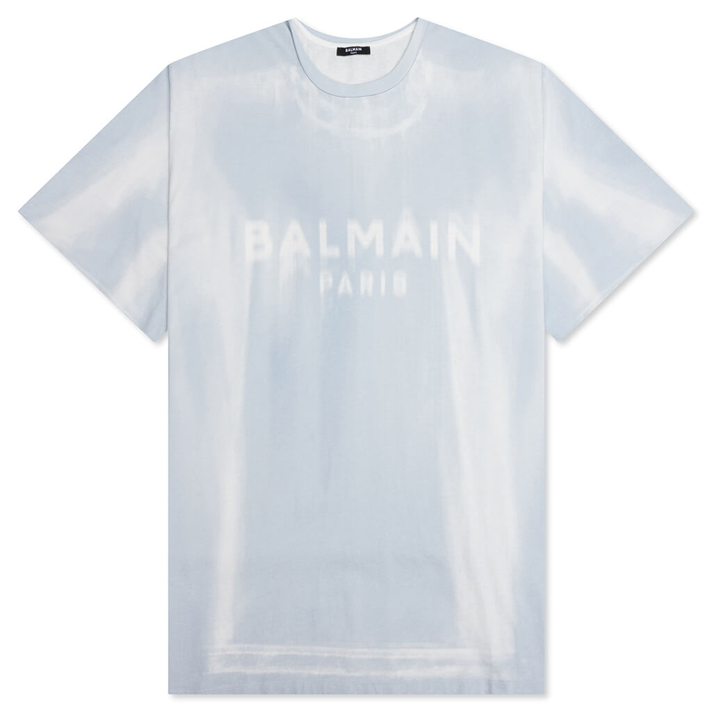 Watercolor T-Shirt - Bleu Clair/Blanc