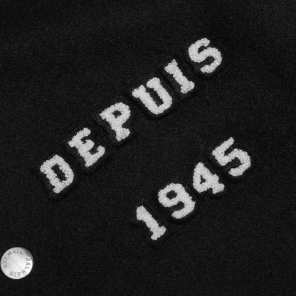 Wool Teddy w/ Hooded Collar - Noir