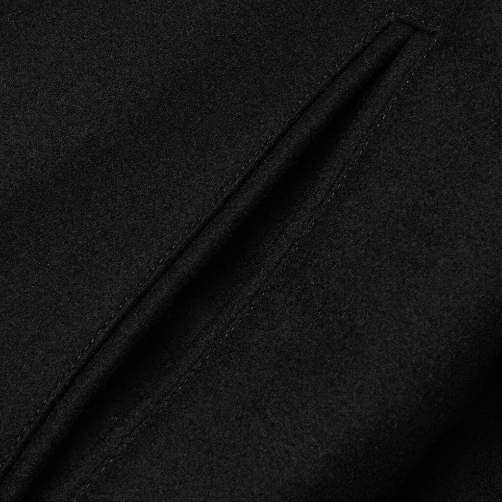 Wool Teddy w/ Hooded Collar - Noir