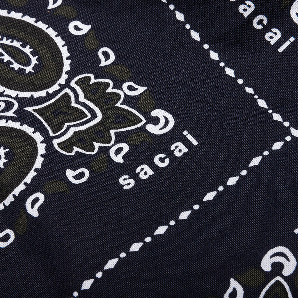 Bandana Print Shirt - Navy