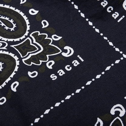 Bandana Print Shirt - Navy