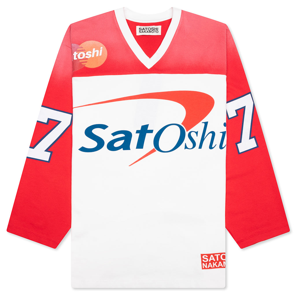 Bank Of Satoshi Jersey - White/Red
