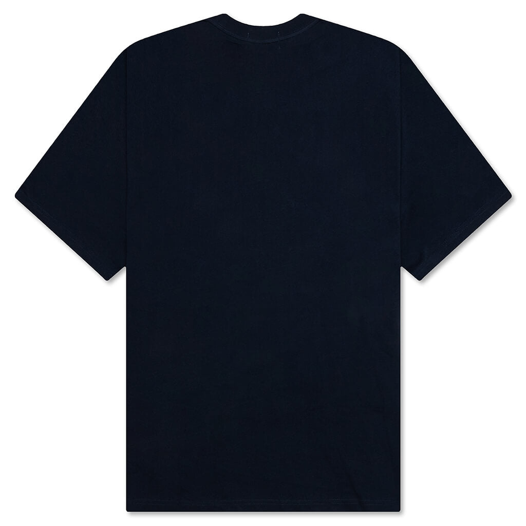 Bape College Graphic Tee - Navy