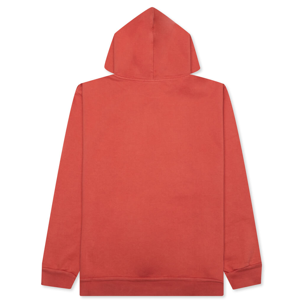 Bassline Hood Fleece - Dusty Red