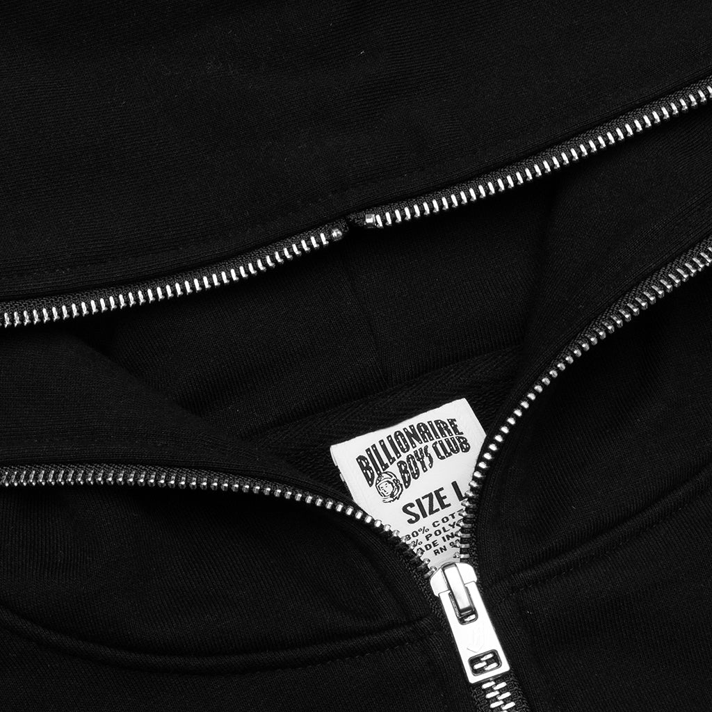 BB Arch Full Zip Hoodie - Black