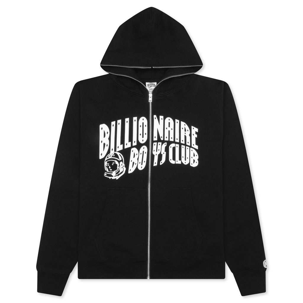 BB Arch Full Zip Hoodie - Black