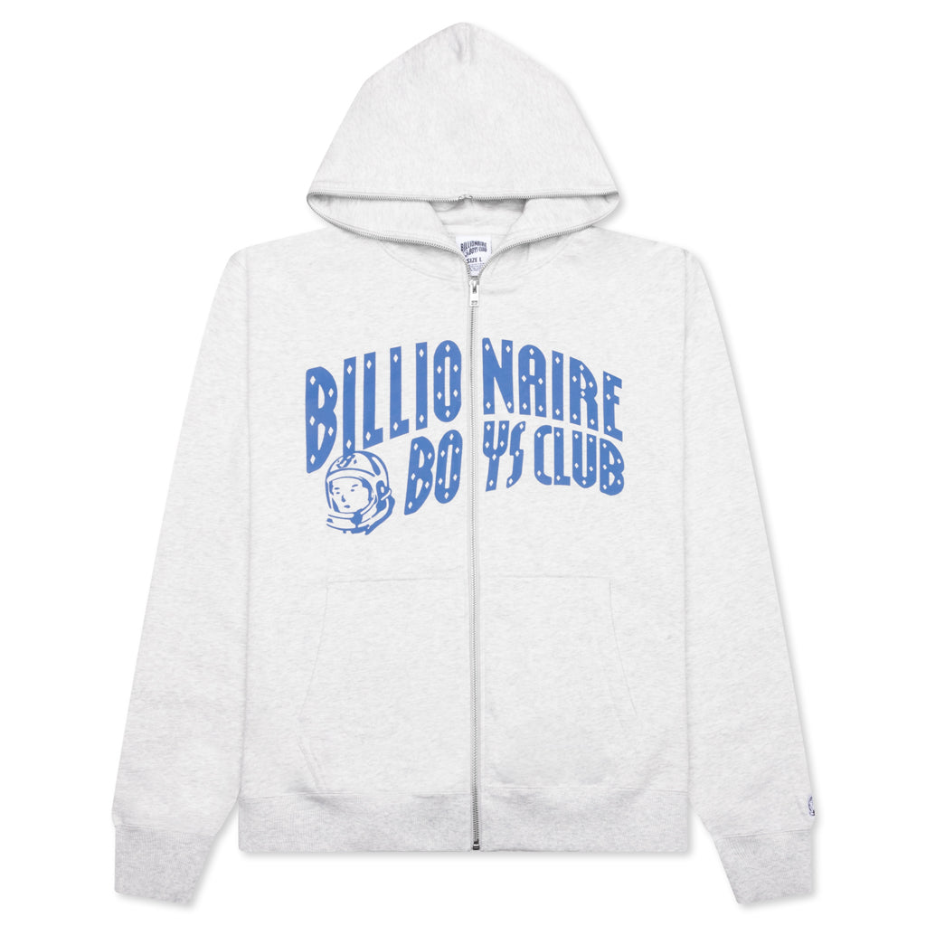 BB Arch Full Zip Hoodie - Heather Grey