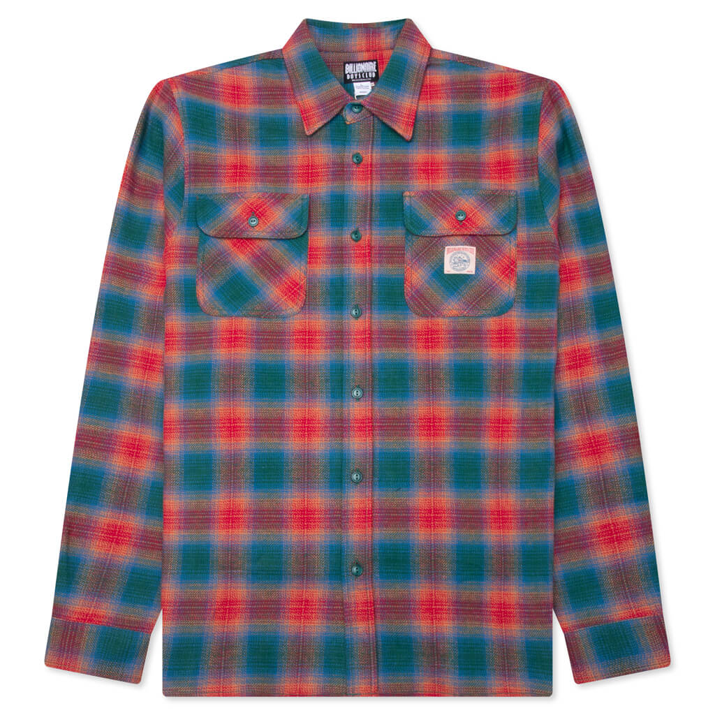 BB Heart And Mind L/S Woven - Evergreen