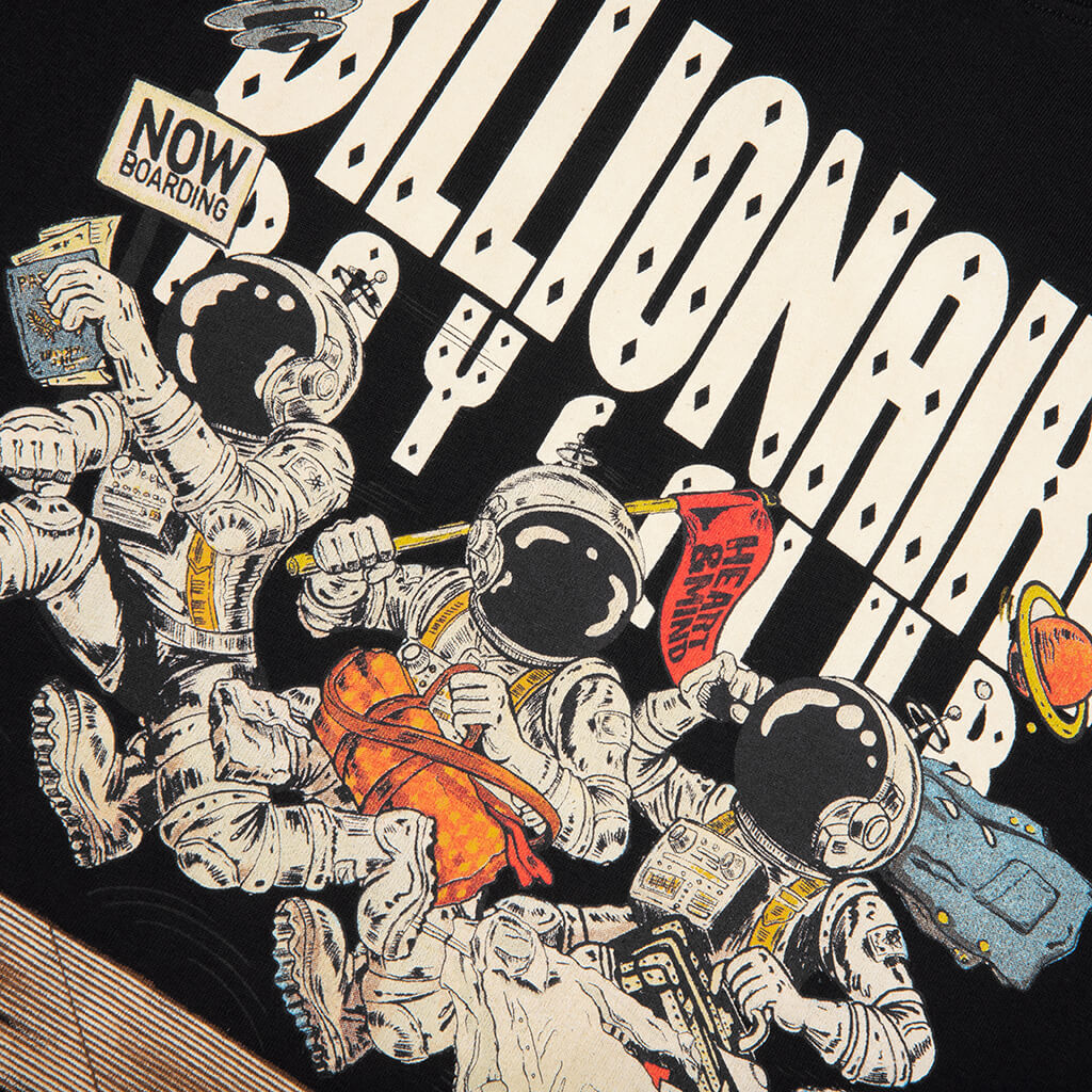 BB Now Boarding S/S Tee - Black