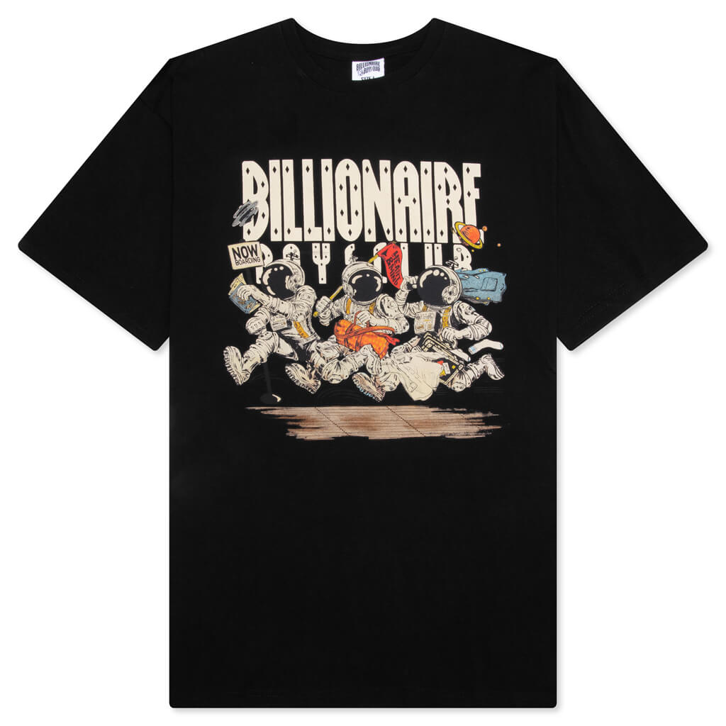 BB Now Boarding S/S Tee - Black