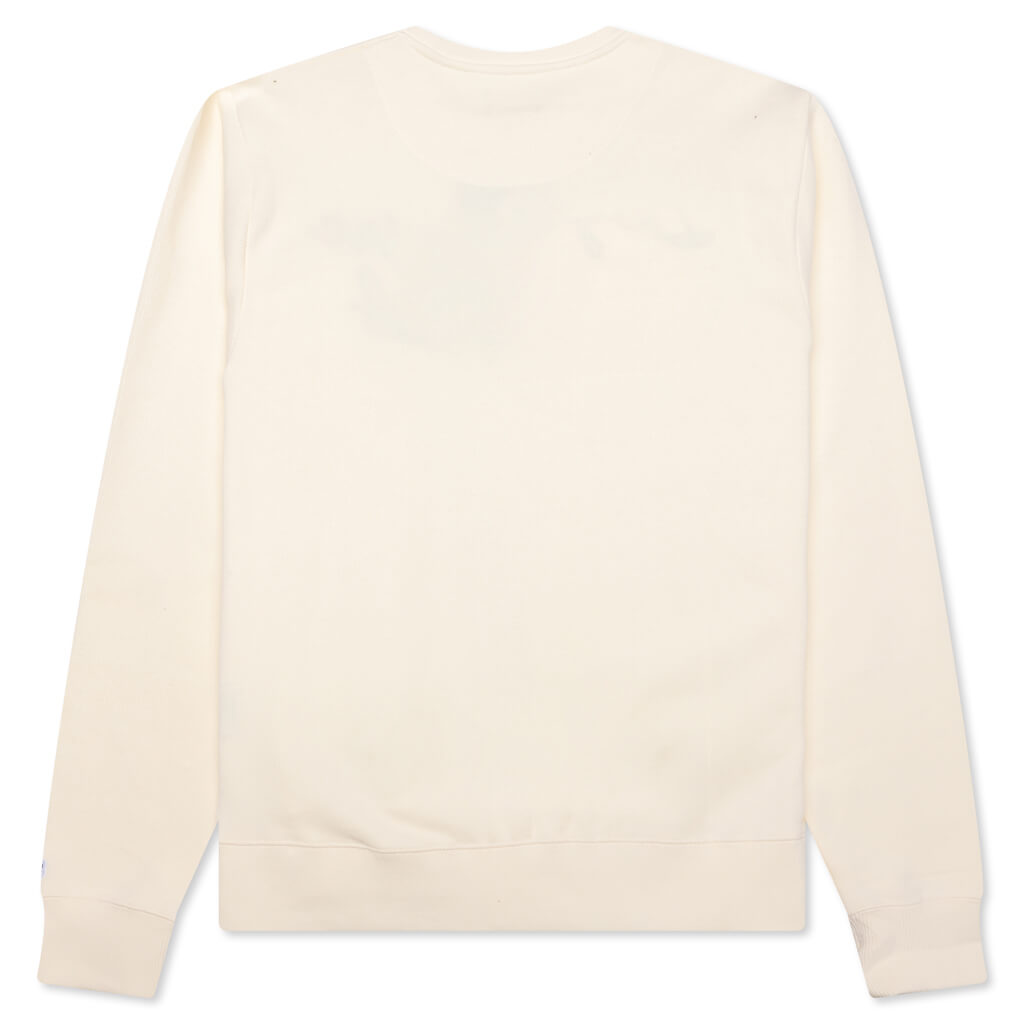 BB Signature Crewneck Sweatshirt - Winter White