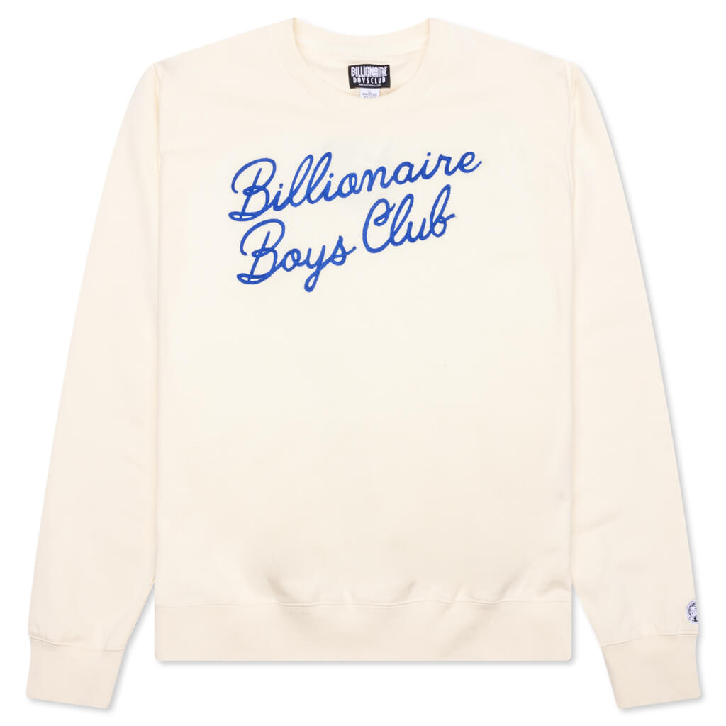 BB Signature Crewneck Sweatshirt - Winter White