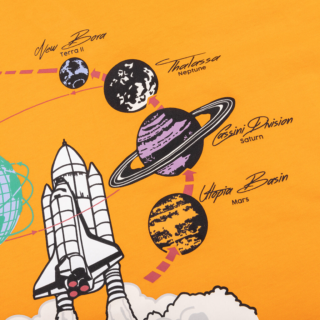 BB Space Beach S/S Tee - Radiant Yellow