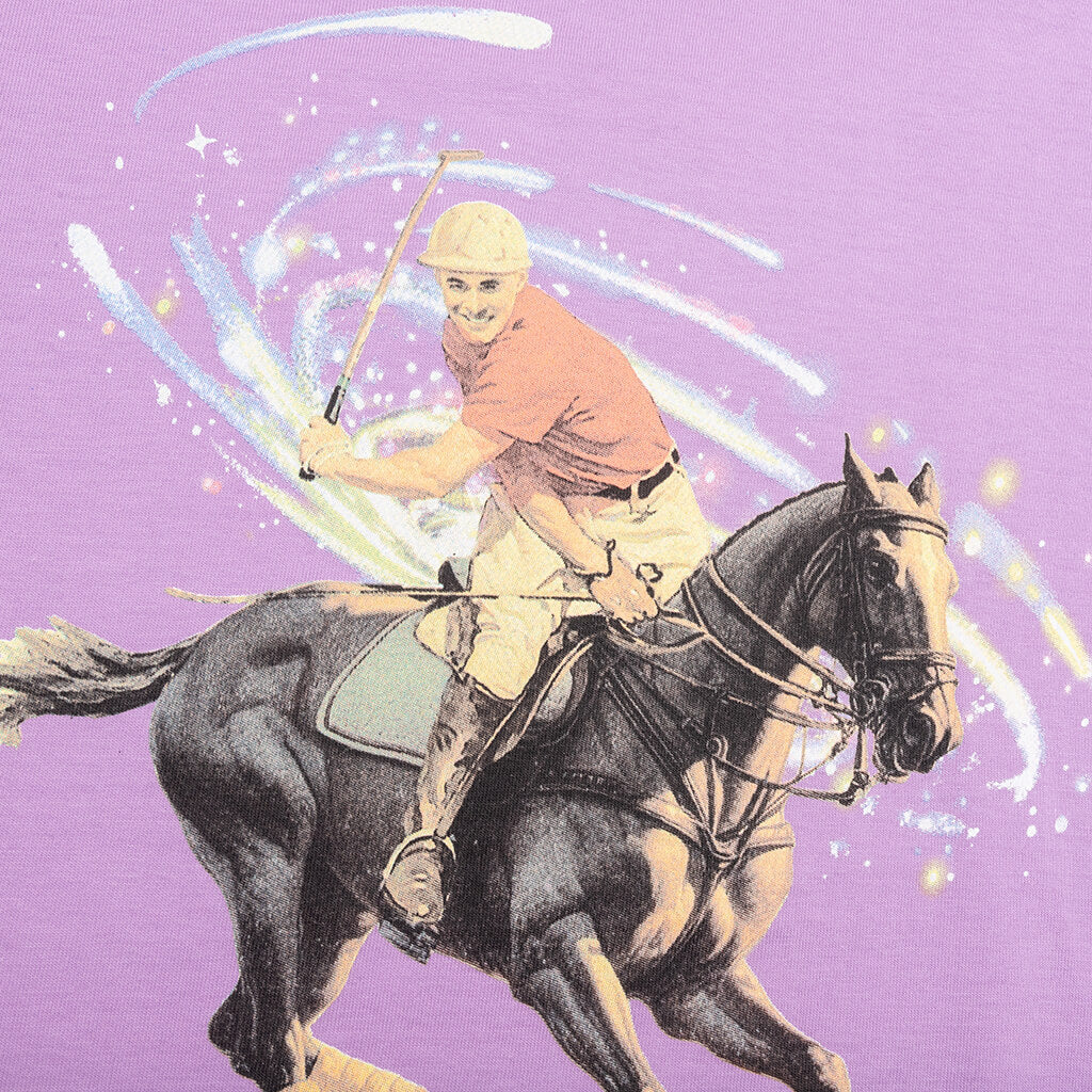 BB Space Polo S/S Tee - Regal Orchid