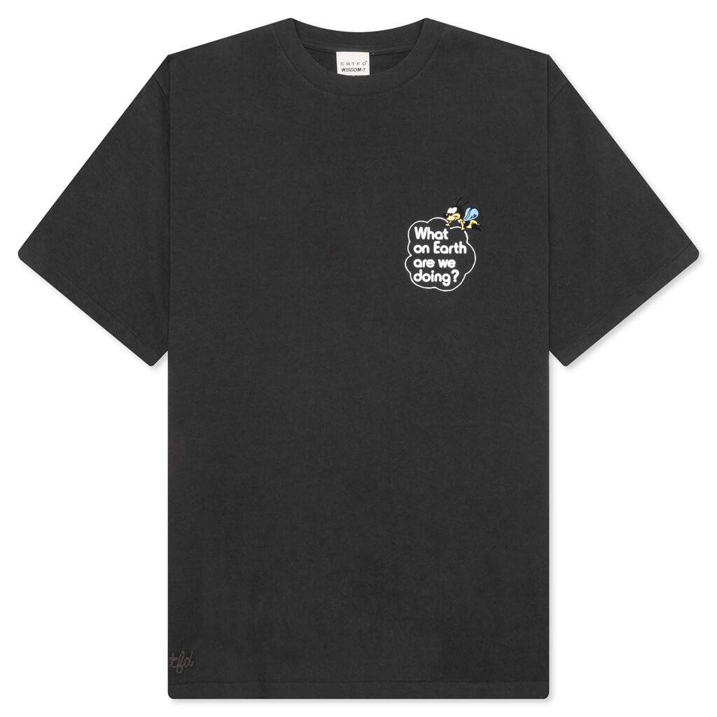 Bees T-shirt - Vintage Black