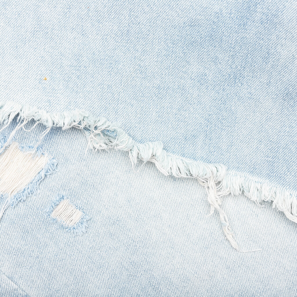 Berry Wide Denim Short - Vintage Light Blue