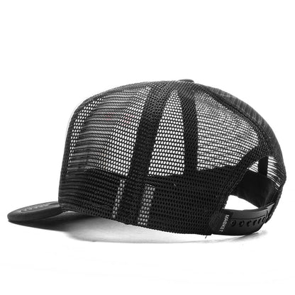 Beware Sign Trucker Hat - Black