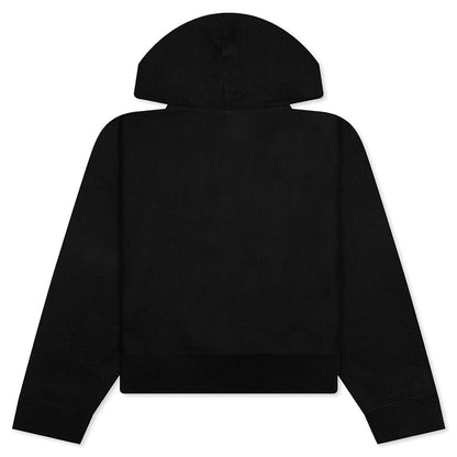Big Size Hoodie Logo - Black