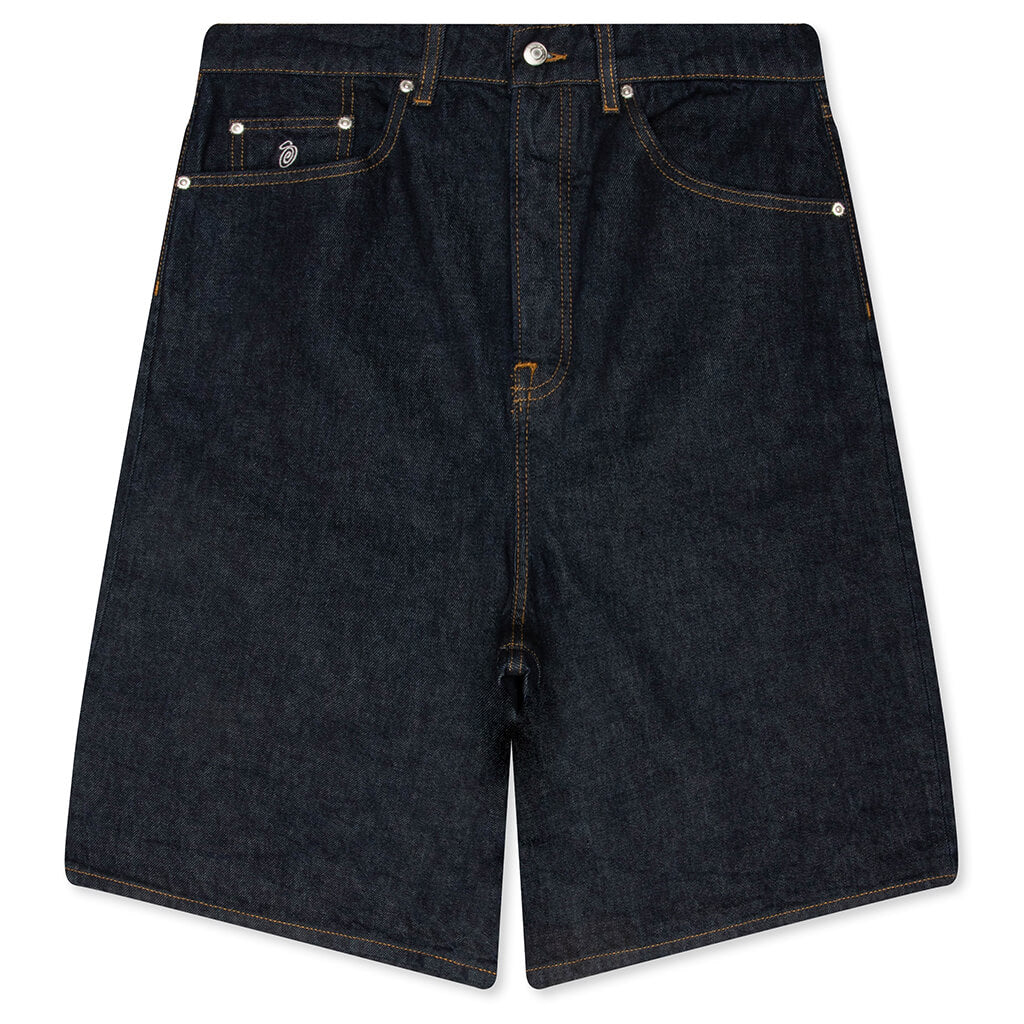 Big Ol Denim Shorts- Rinsed Indigo