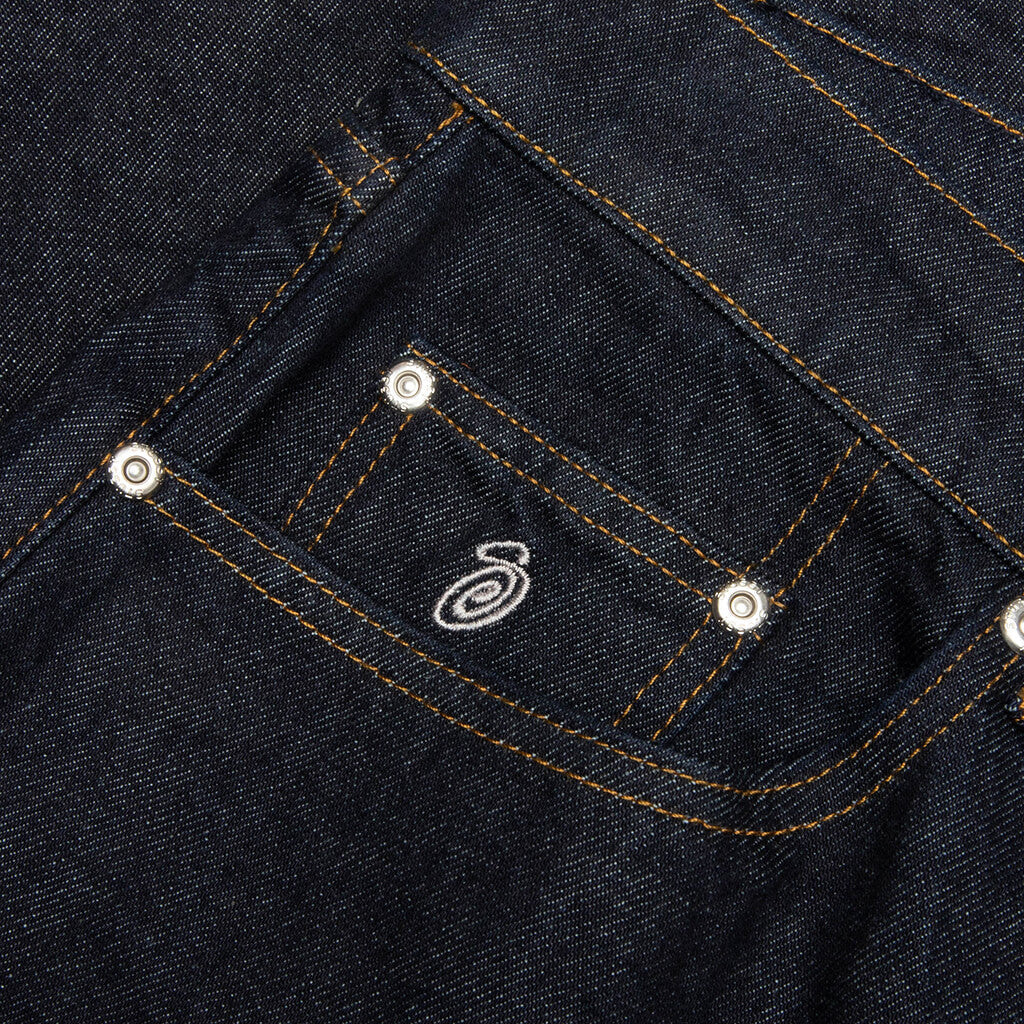 Big Ol Denim Shorts- Rinsed Indigo