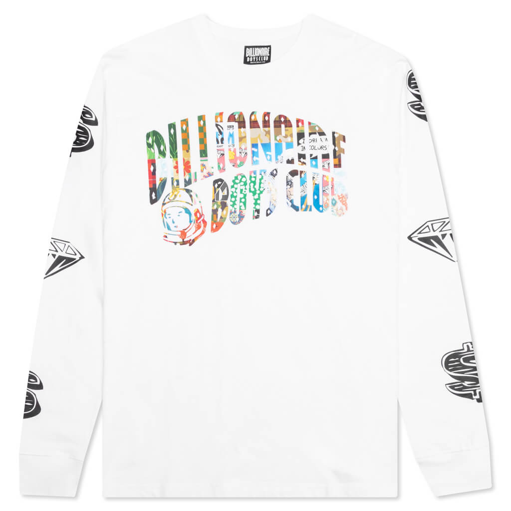 Billlionaire Boys Club BB Arch L/S Tee - White