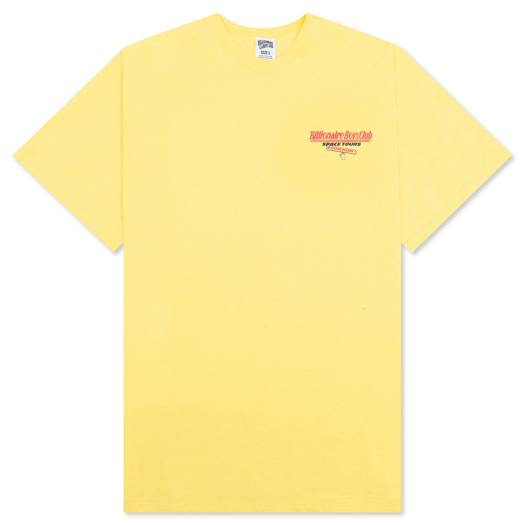 BB Space Tours S/S Tee - Yellow Cream