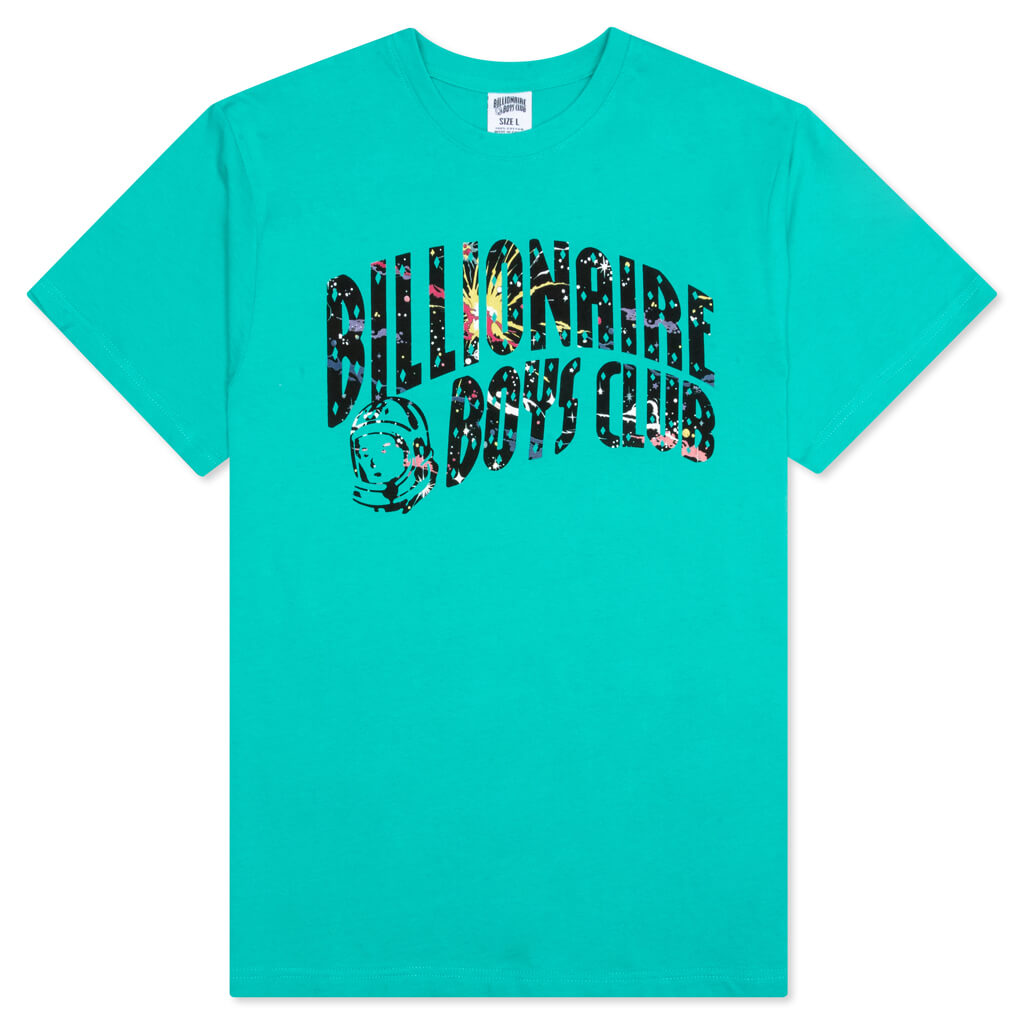 BB Cosmic Arch S/S Tee - Bright Aqua