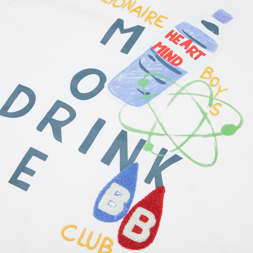 BB Drink L/S Knit - Bleach White