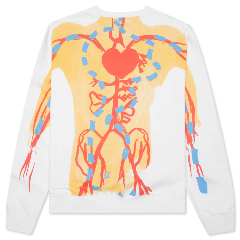 BB Drink L/S Knit - Bleach White
