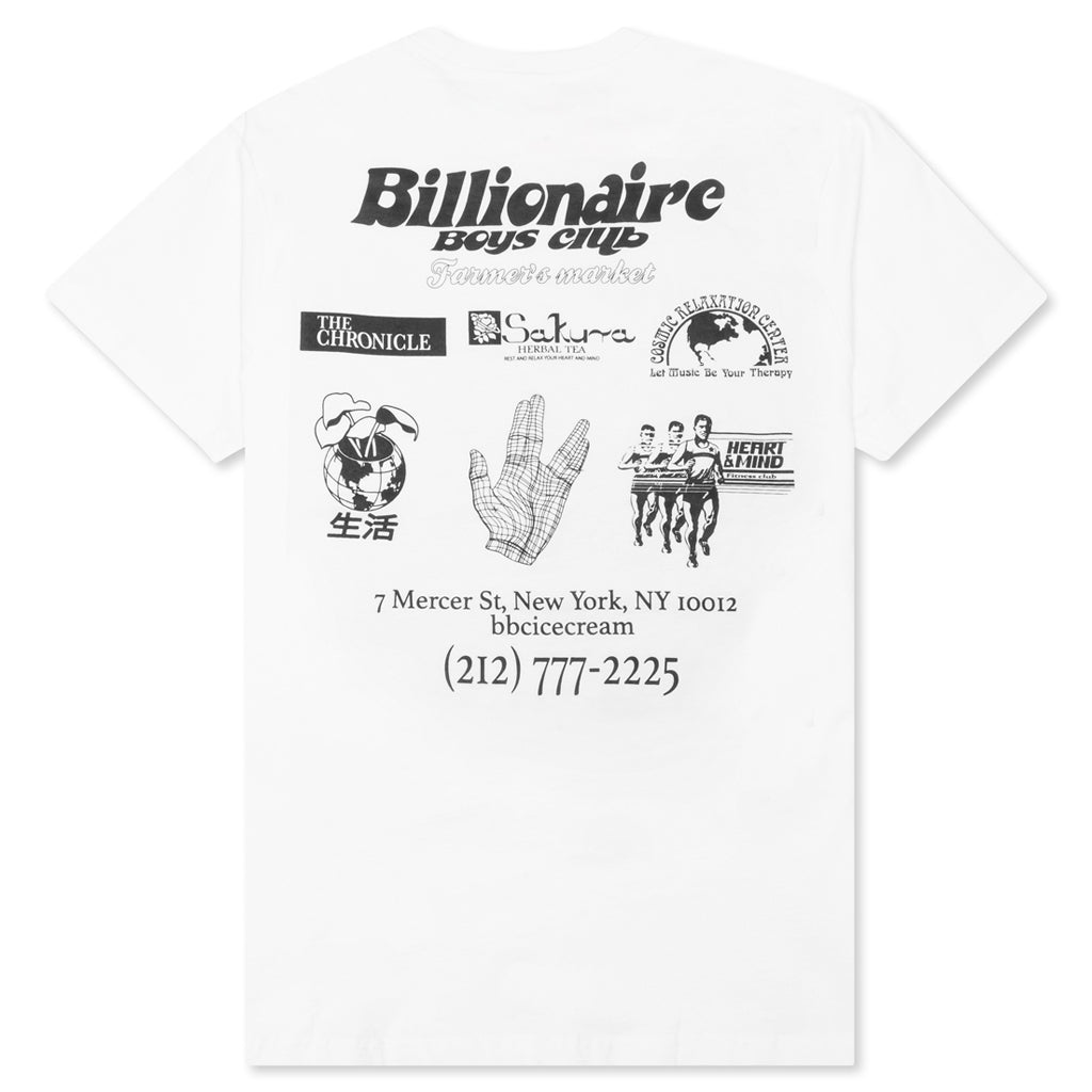 BB Farmers S/S Tee - Bleach White