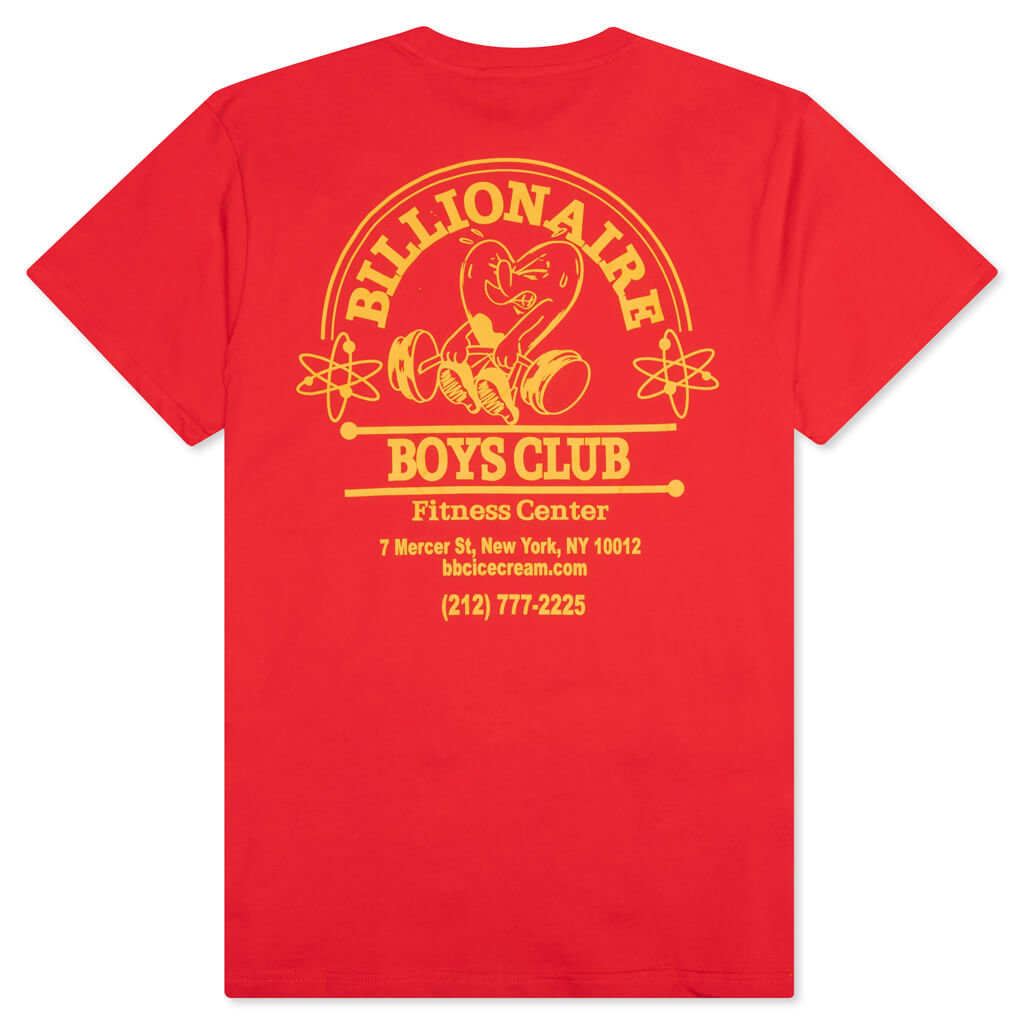 BB Fitness Center S/S Tee - Lollipop Red