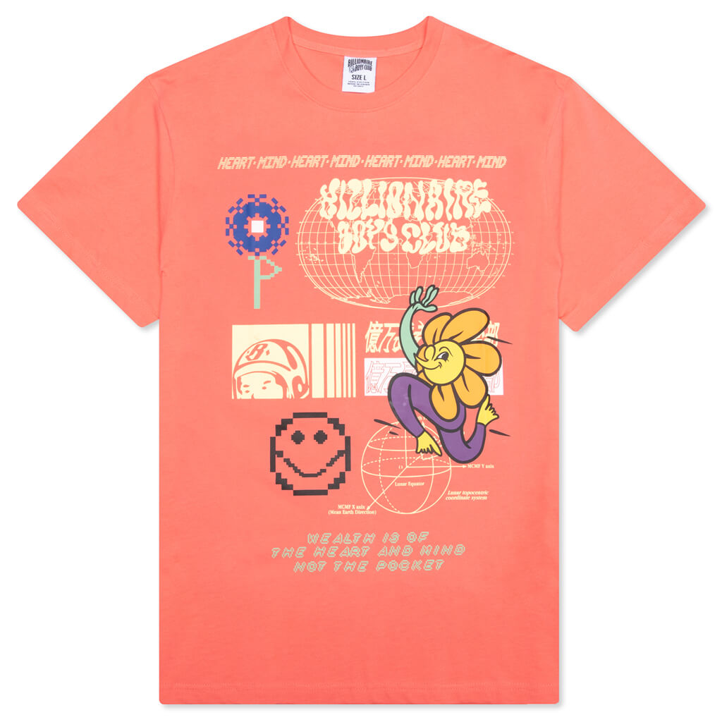 BB Flora S/S Tee - Georgia Peach