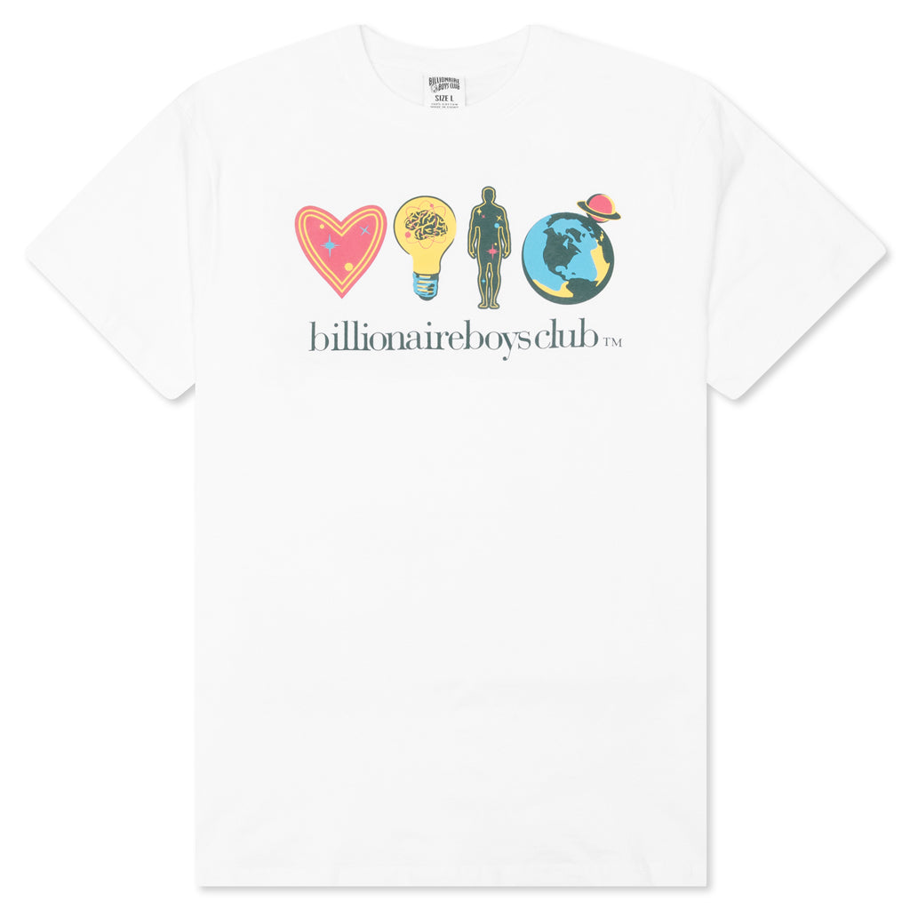 BB H.M.B.E S/S Tee - Bleach White