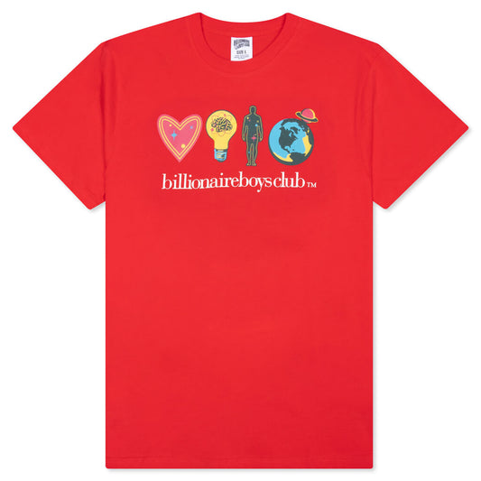BB H.M.B.E S/S Tee - Lollipop Red